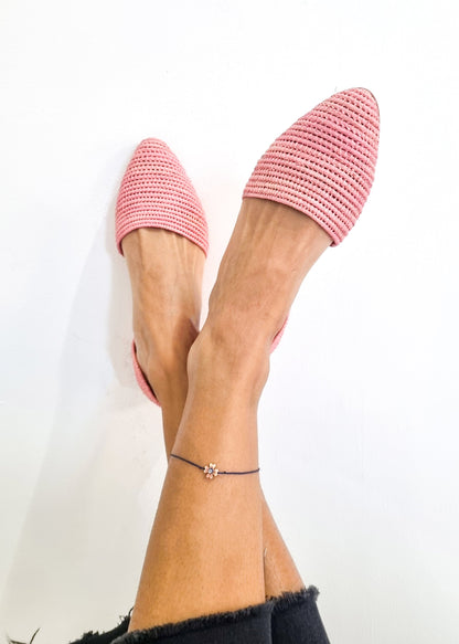 Ready to Ship, Raffia Shoes, Handmade Raffia Sandals, Raffia Flats, Morocca Shoes, Moroccan Babouch, Raffia Mules