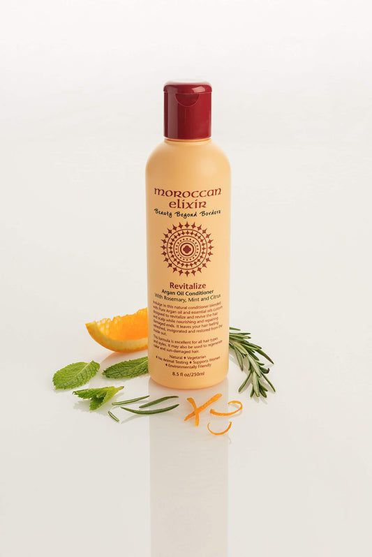 REVITALIZING Argan Oil Daily Conditioner with a Refreshing Blend of Herbal and Citrus Essential Oils