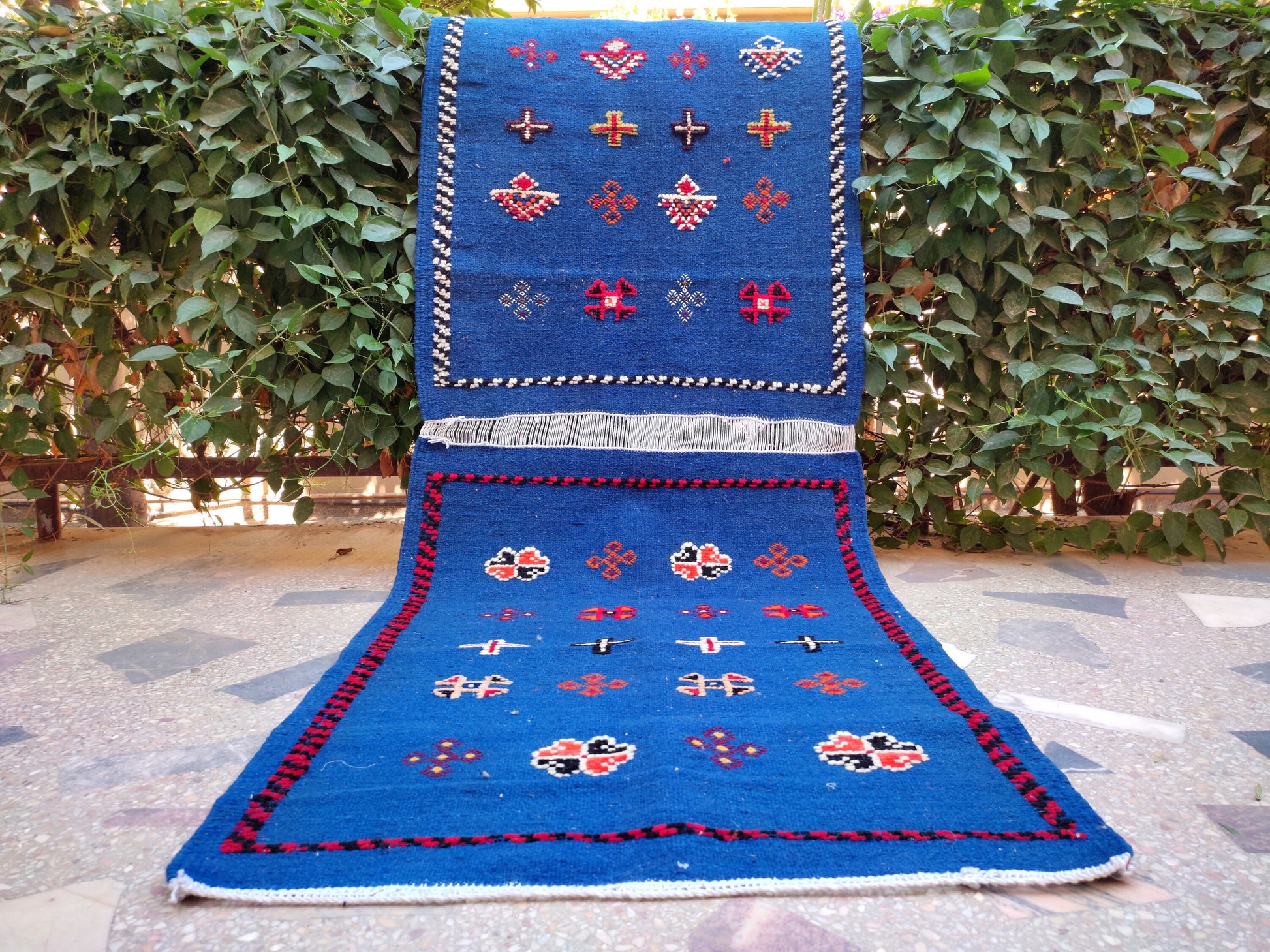 Moroccan Rug Blue, Boho Rug for Bedroom, Rugs and Kilim, Morrocan Rug, Bohemian Rug, Small Berber Rug, Pairs of Small Kilim, Teppich Marokko