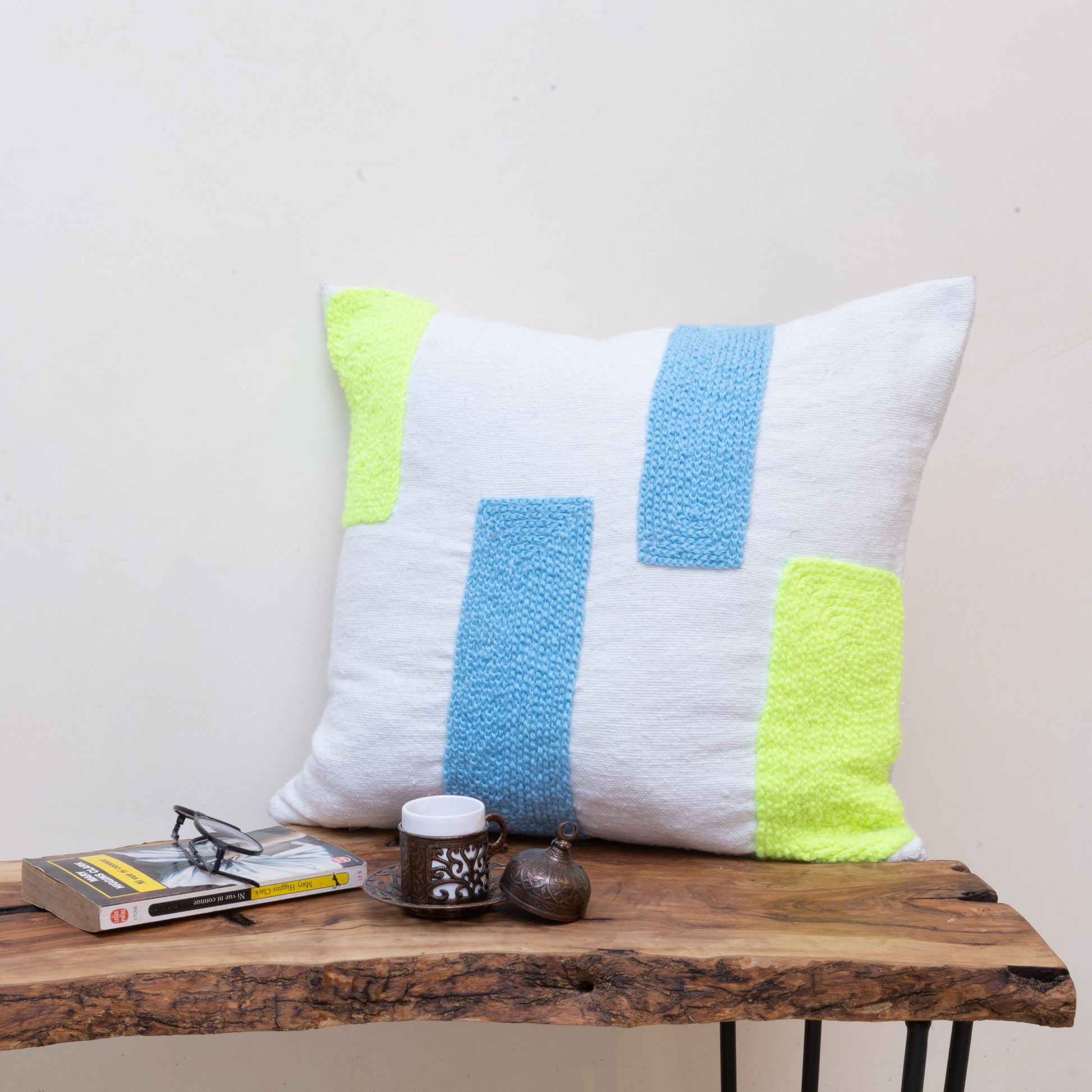 Colorful Moroccan Pillow - Handmade Pillow - Gift Pillow-Livingroom Pillow - Bedroom Pillow - Custom Pillow