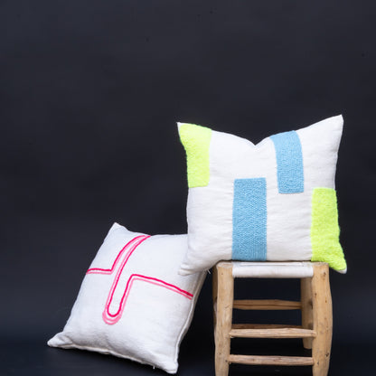 Colorful Moroccan Pillow - Handmade Pillow - Gift Pillow-Livingroom Pillow - Bedroom Pillow - Custom Pillow