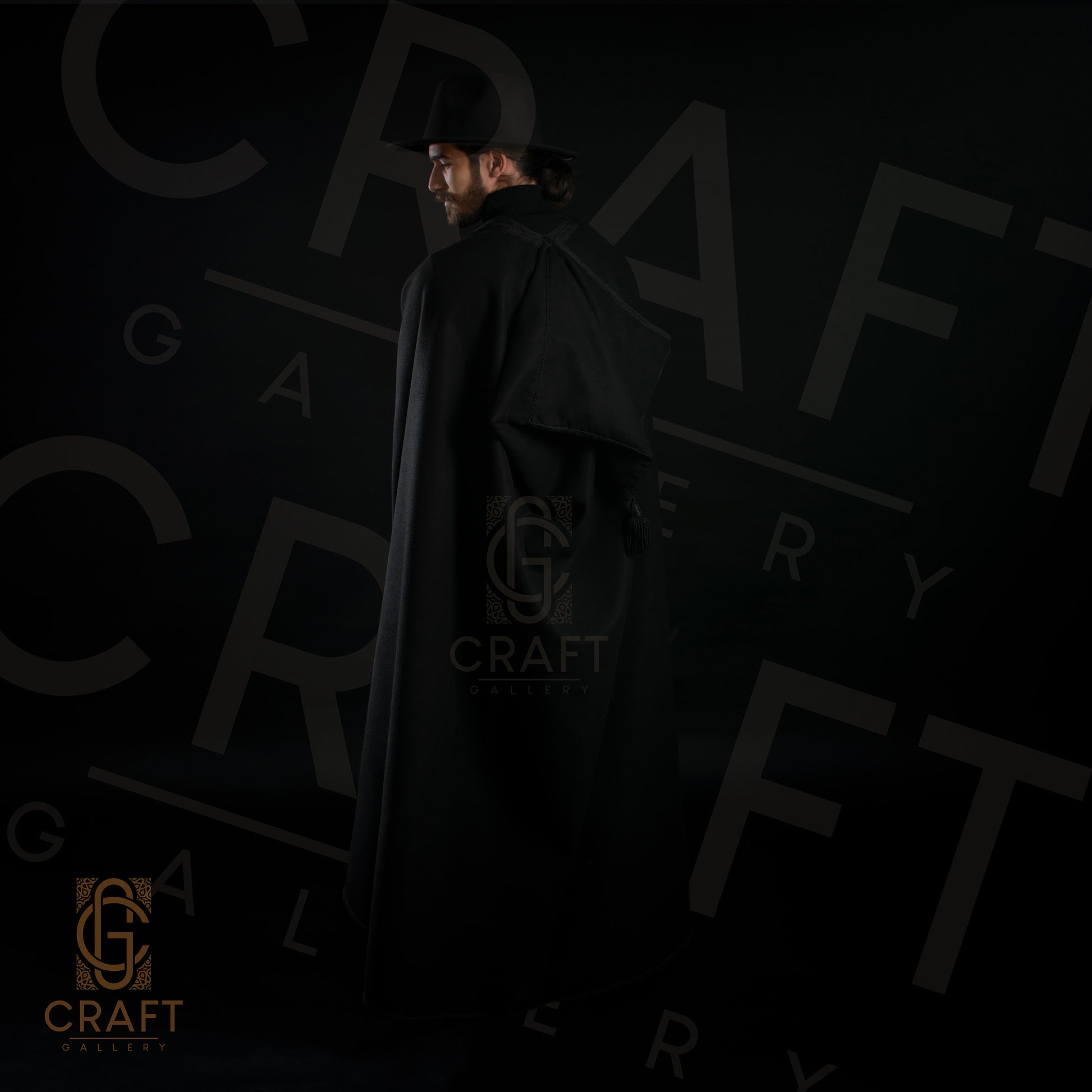 Soft Moroccan Luxury Long Winter Cape Coat – Cozy Poncho Overcoat for Cold Weather , Its Flowing Design Drapes Beautifully over the Body