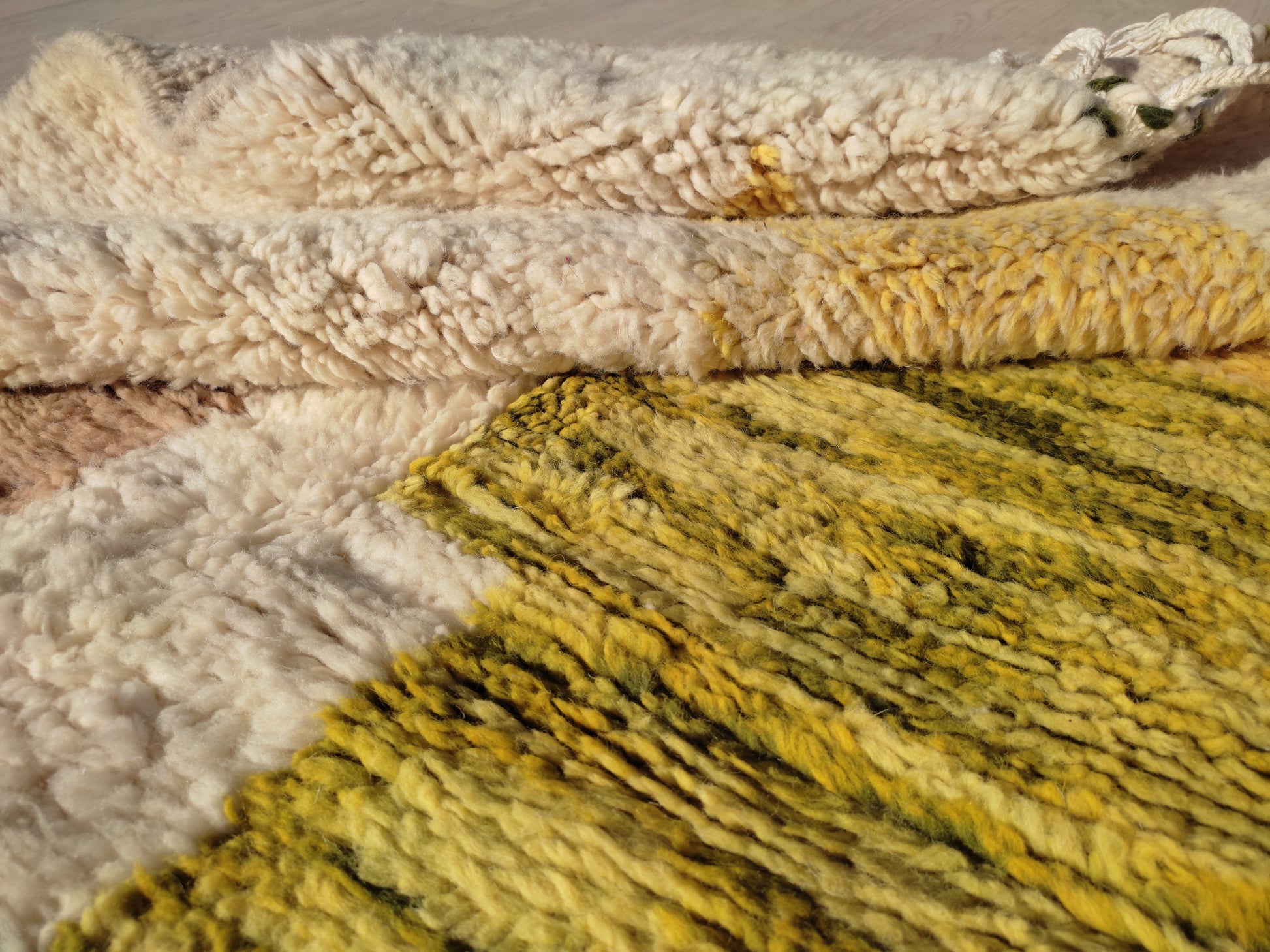 Neutral Moroccan Rug, Minimalist Beni Ourain Rug, Light Brown Moroccan Berber Rug, Wool Moroccan Area Rug, Handmade Berber Carpet, Teppich