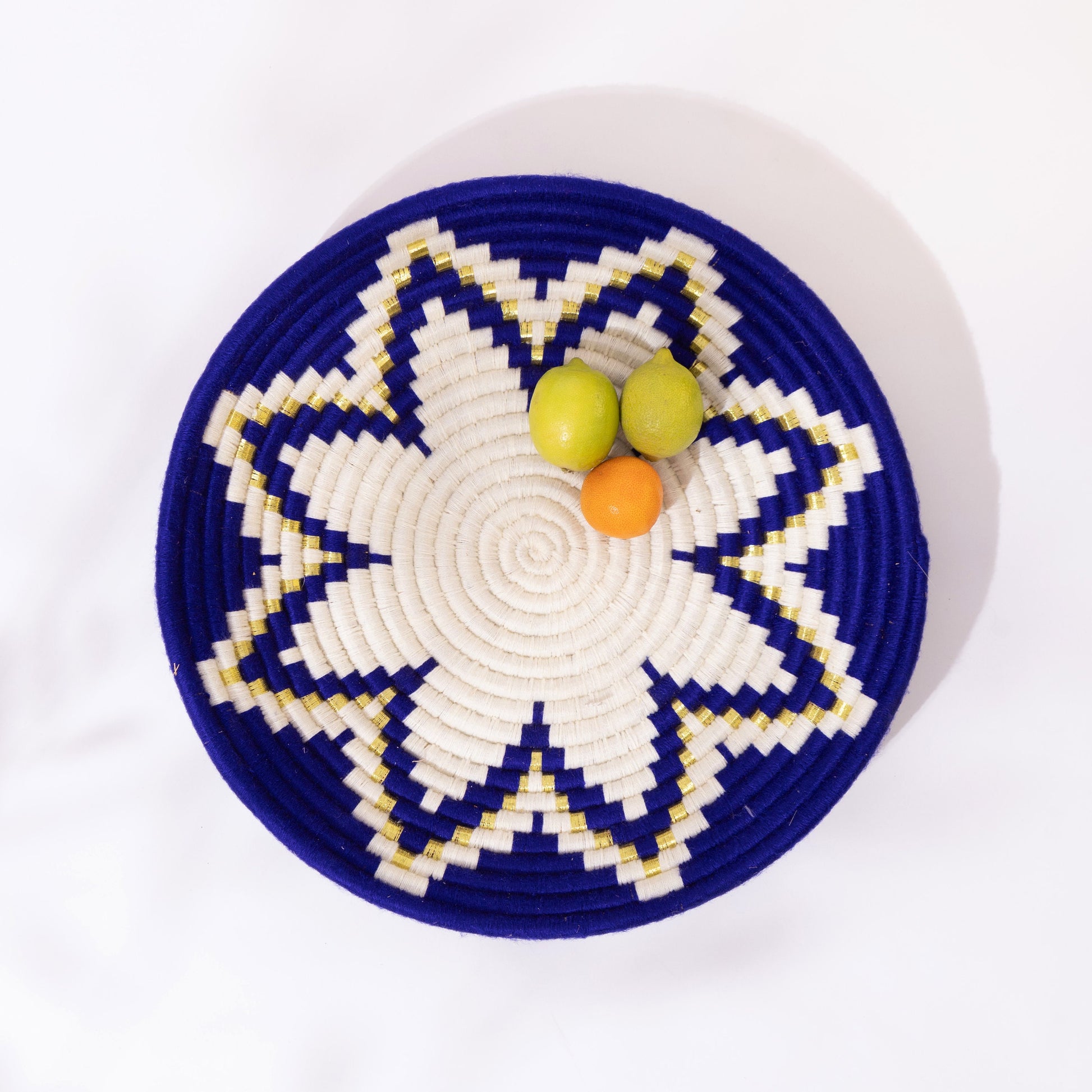 Decorative TRAY , Moroccan Snack Bowl, Storage Organizer , Bread Bowl ,Wall Decor, Wicker Storage
