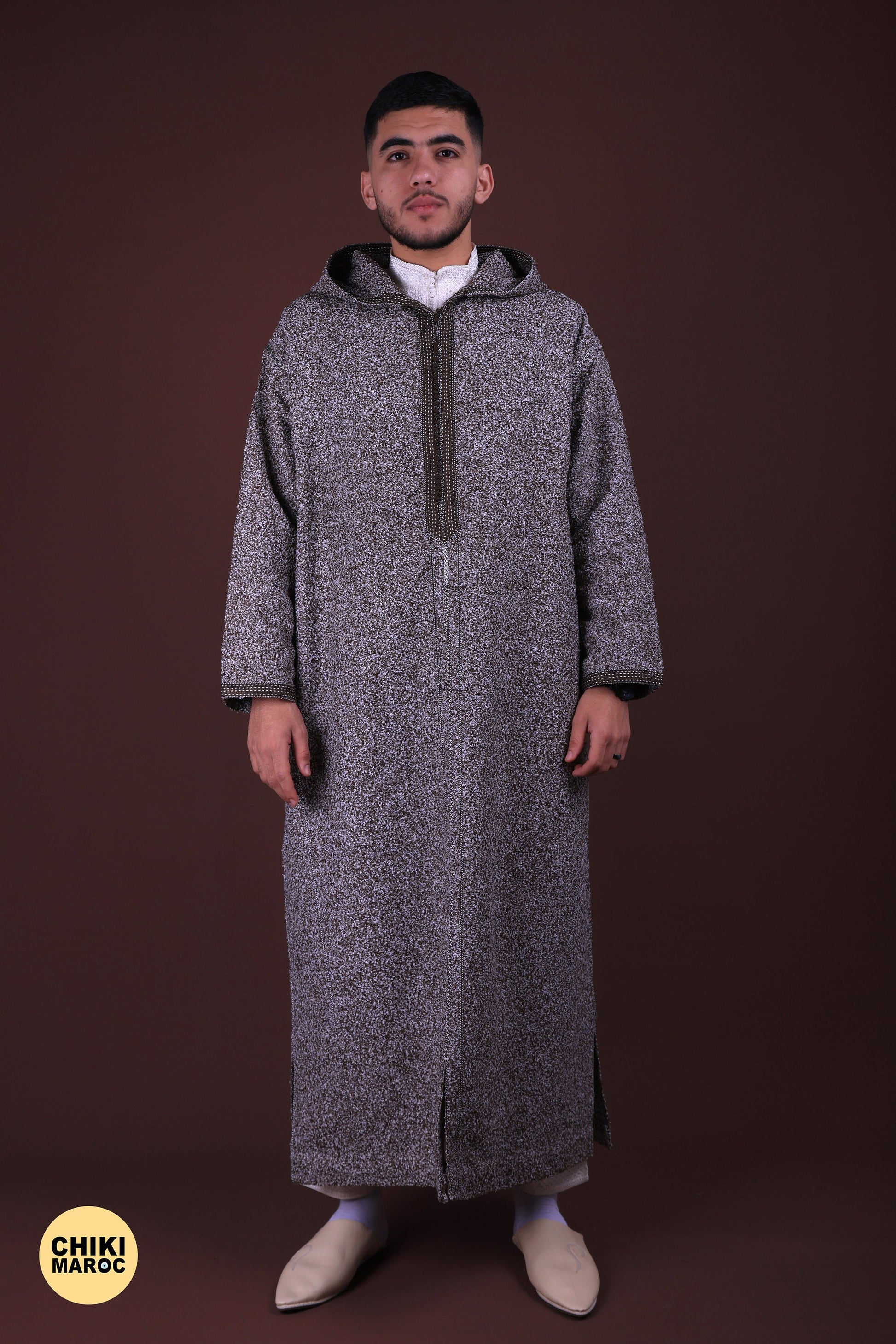 Kaftan for Men , Djellaba for Men , Morrocan Djellaba, Indoor Kaftan - Heavy Wool Djellaba, Jabador for Men, Kaftan for Wedding, Long Dress