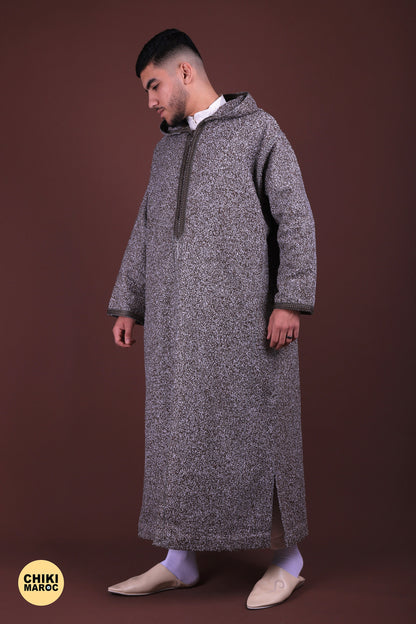 Kaftan for Men , Djellaba for Men , Morrocan Djellaba, Indoor Kaftan - Heavy Wool Djellaba, Jabador for Men, Kaftan for Wedding, Long Dress