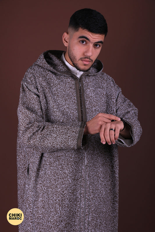 Kaftan for Men , Djellaba for Men , Morrocan Djellaba, Indoor Kaftan - Heavy Wool Djellaba, Jabador for Men, Kaftan for Wedding, Long Dress