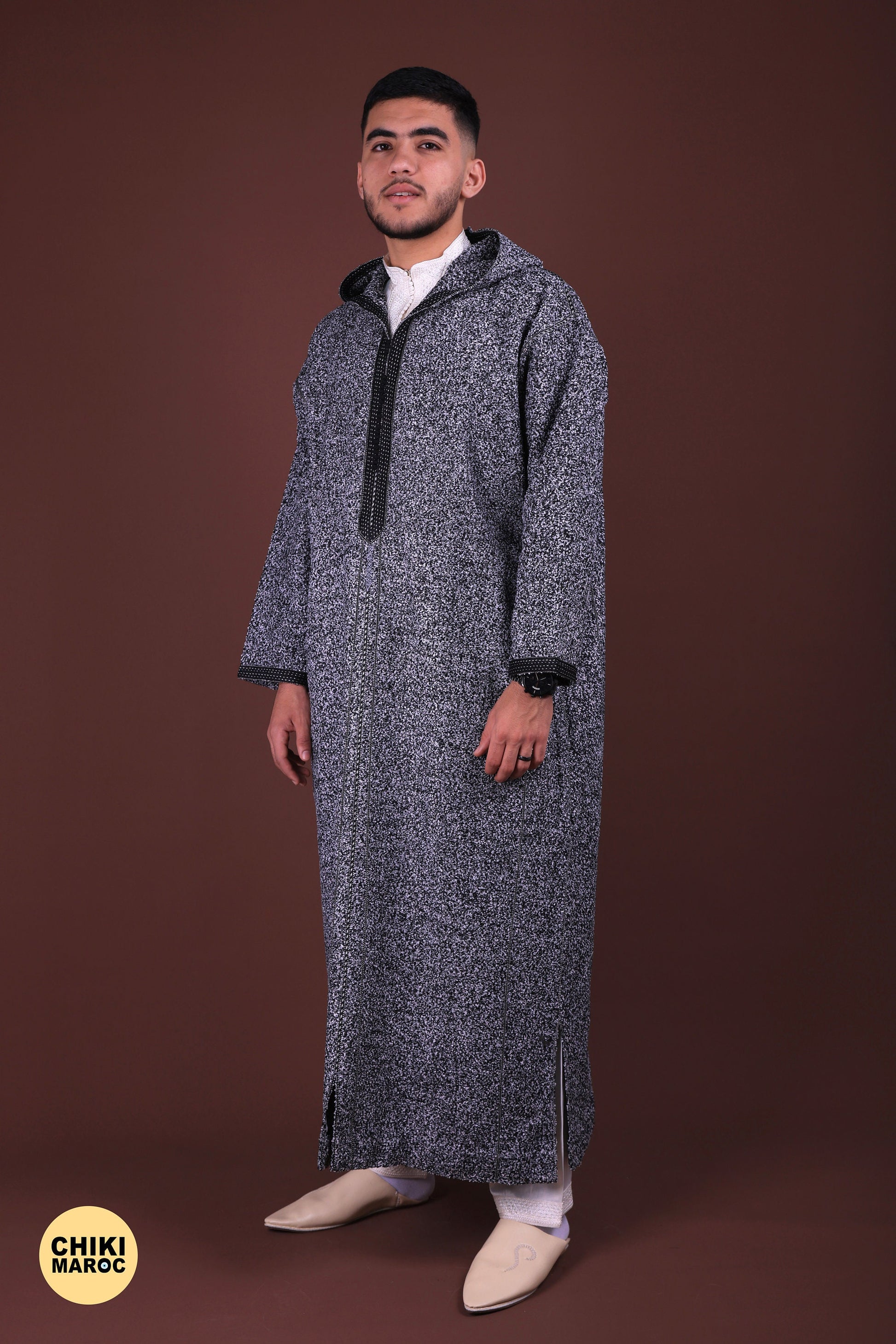 Kaftan for Men , Djellaba for Men , Morrocan Djellaba, Indoor Kaftan - Heavy Wool Djellaba, Jabador for Men, Kaftan for Wedding, Long Dress