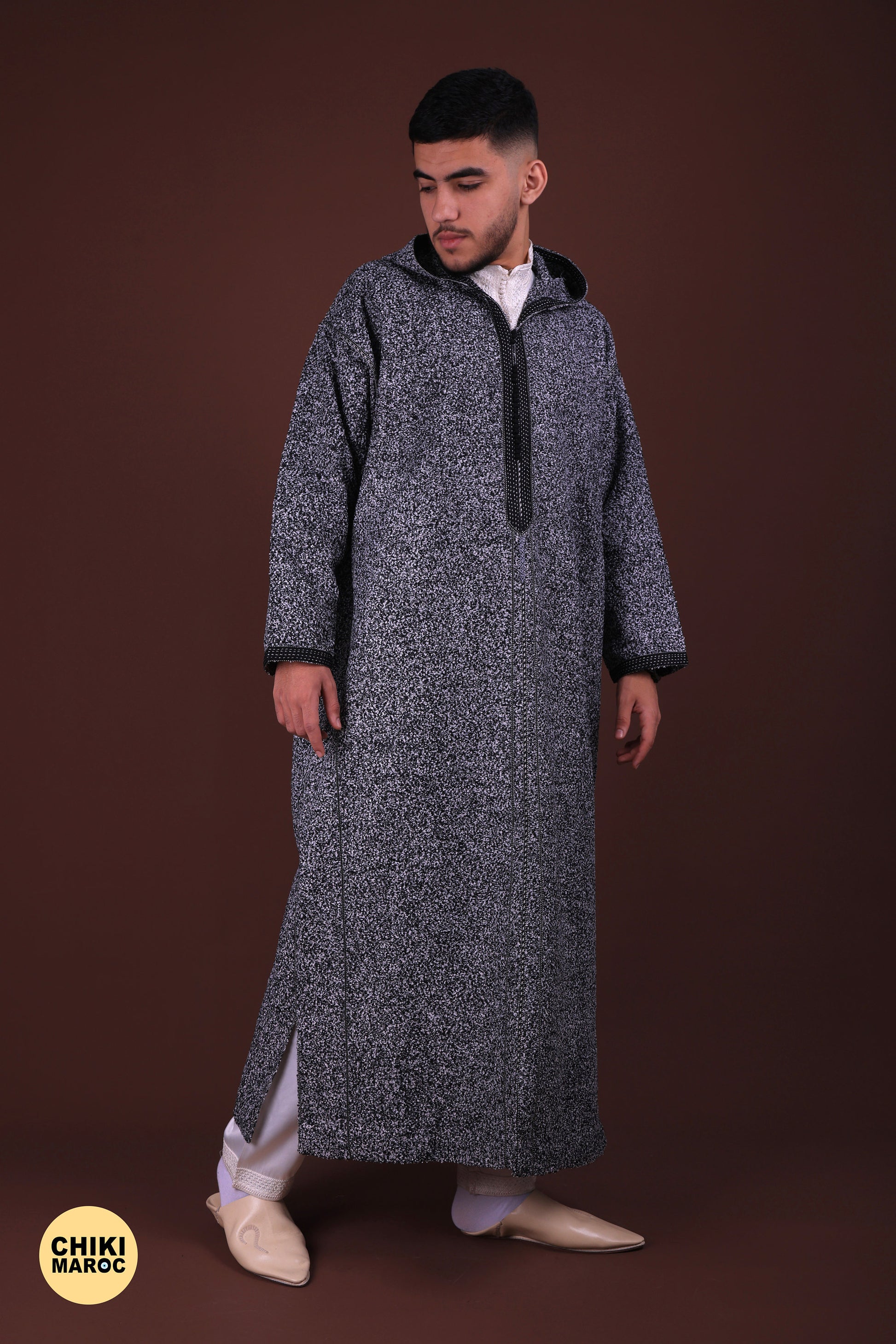 Kaftan for Men , Djellaba for Men , Morrocan Djellaba, Indoor Kaftan - Heavy Wool Djellaba, Jabador for Men, Kaftan for Wedding, Long Dress