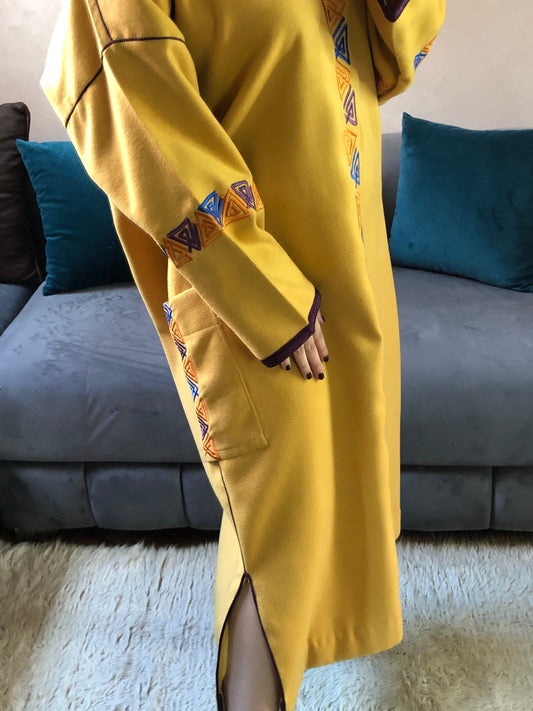 Djellaba Marocaine En Cachemire