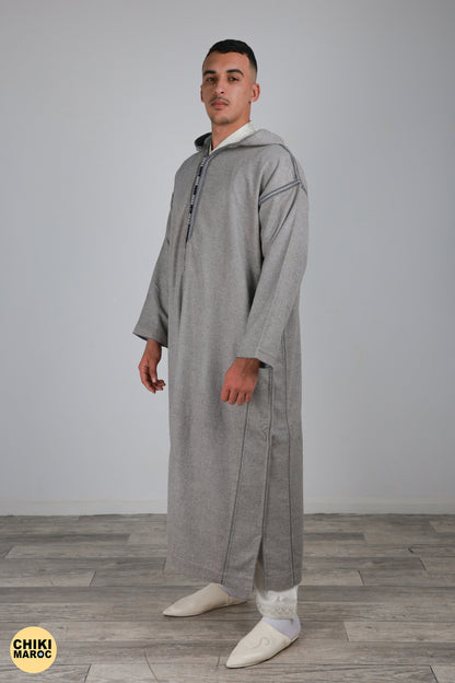 Kaftan for Men , Hooded Djellaba for Men , Morrocan Kaftan, Hooded Dress , Jabador for Men, Kaftan for Wedding, Men'S Long Sleeve Kaftan