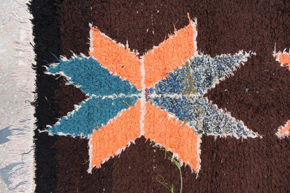 Berber Moroccan Rug, Small Rug Runners, Bedroom Runner, Solid Brown Runner Rug, Boho Runner Rug, Carpet Morocco, Geometric Carpet Runner