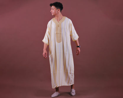 Moroccan Kaftan for Men Luxury Kaftan Dress Summer Long Dress Caftan plus Size Muslim Wedding Dress African Dress Moroccan Djellaba