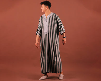 Moroccan Kaftan for Men Luxury Kaftan Dress Summer Long Dress Caftan plus Size Muslim Wedding Dress African Dress Moroccan Djellaba