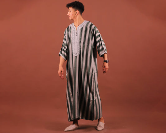 Moroccan Kaftan for Men Luxury Kaftan Dress Summer Long Dress Caftan plus Size Muslim Wedding Dress African Dress Moroccan Djellaba