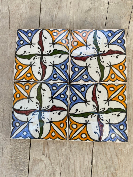 Vibrant Moroccan Tile Art: Handmade and Hand Painted Treasures for Your Home