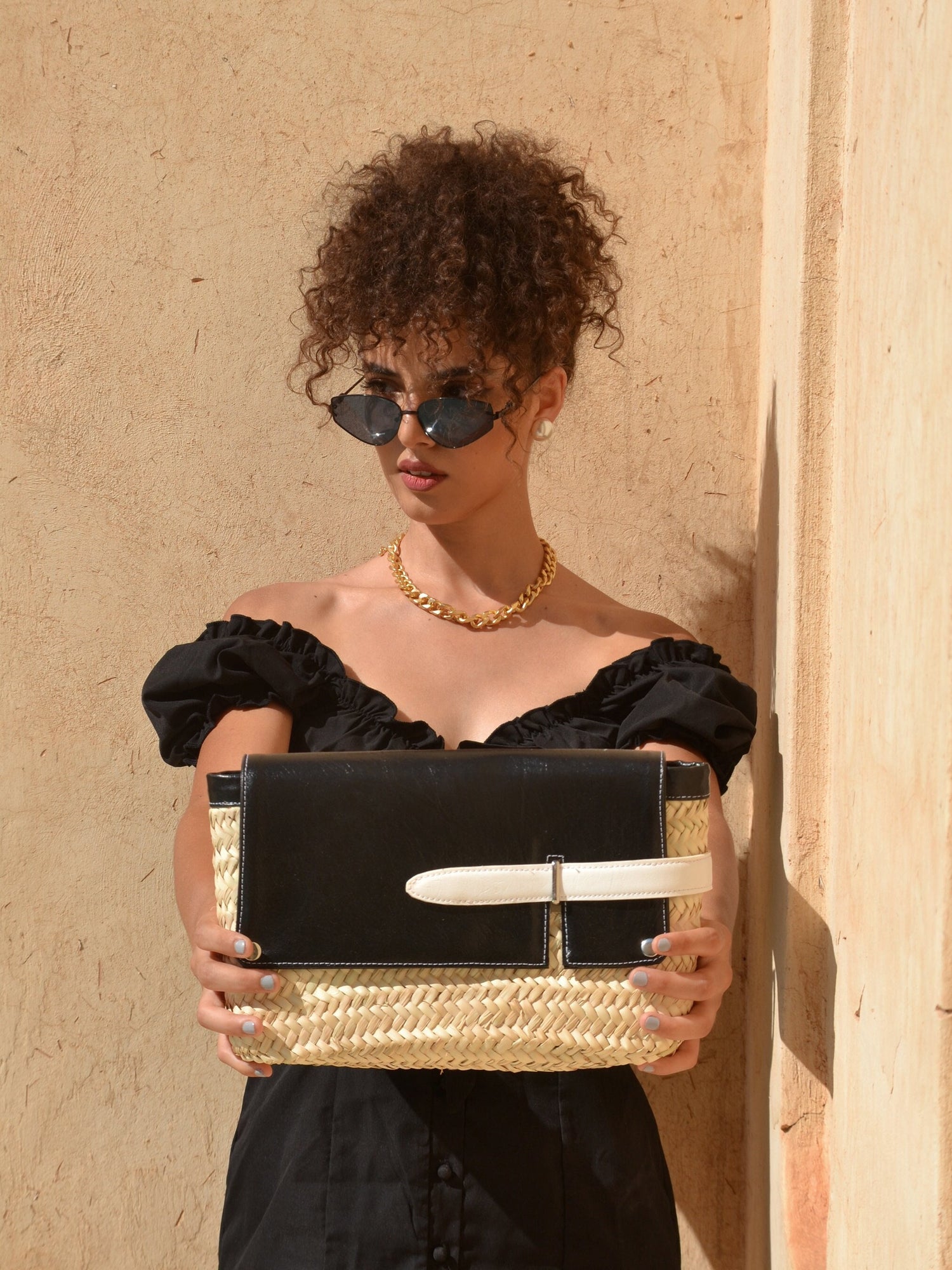 Luxury Straw Clutch -Clutch for Everyday Use- Women Clutch - Large Purse - Beach Clutch -Party Clutch