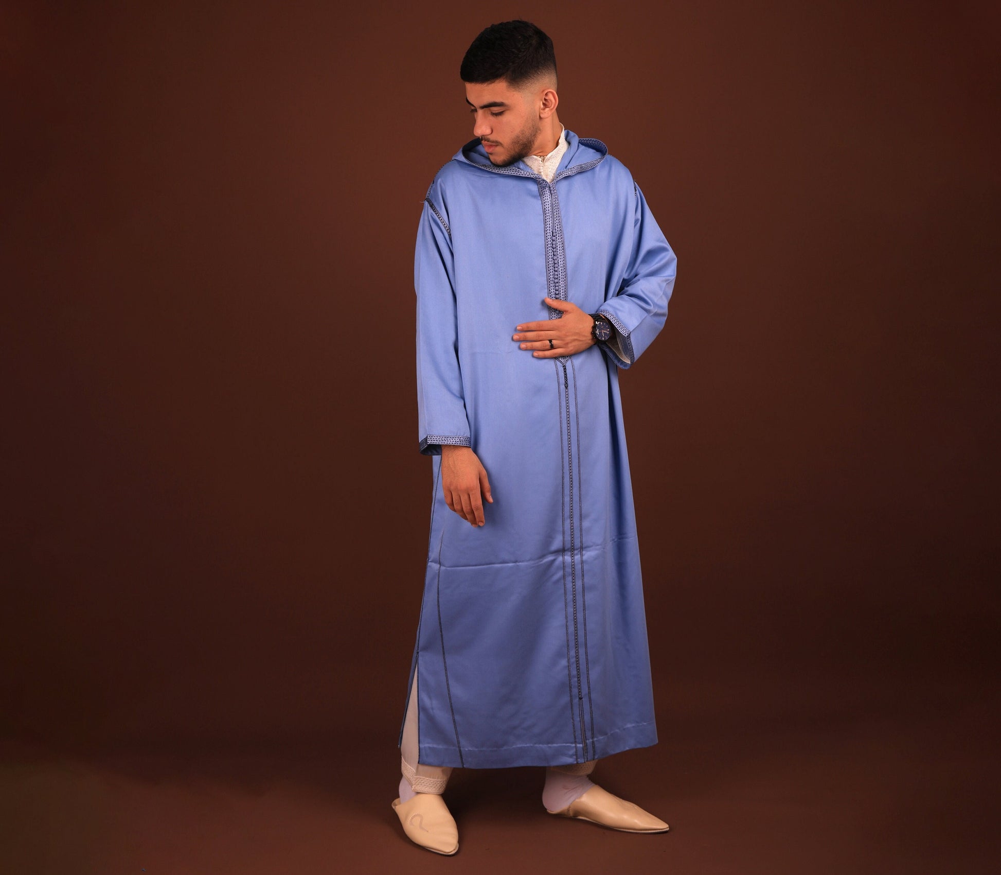 Kaftan for Men , Djellaba for Men , Morrocan Djellaba, Indoor Kaftan - Wedding Djellaba, Jabador for Men, Kaftan for Wedding, Long Dress