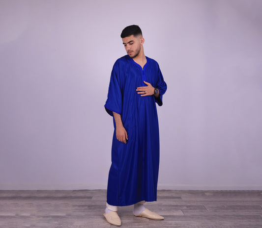Moroccan Kaftan, Muslim Wedding Dress, Long Dress for Men, Nikah Dress, Moroccan Djellaba, Djellaba Handmade Oriental Kaftan, Gift for Men