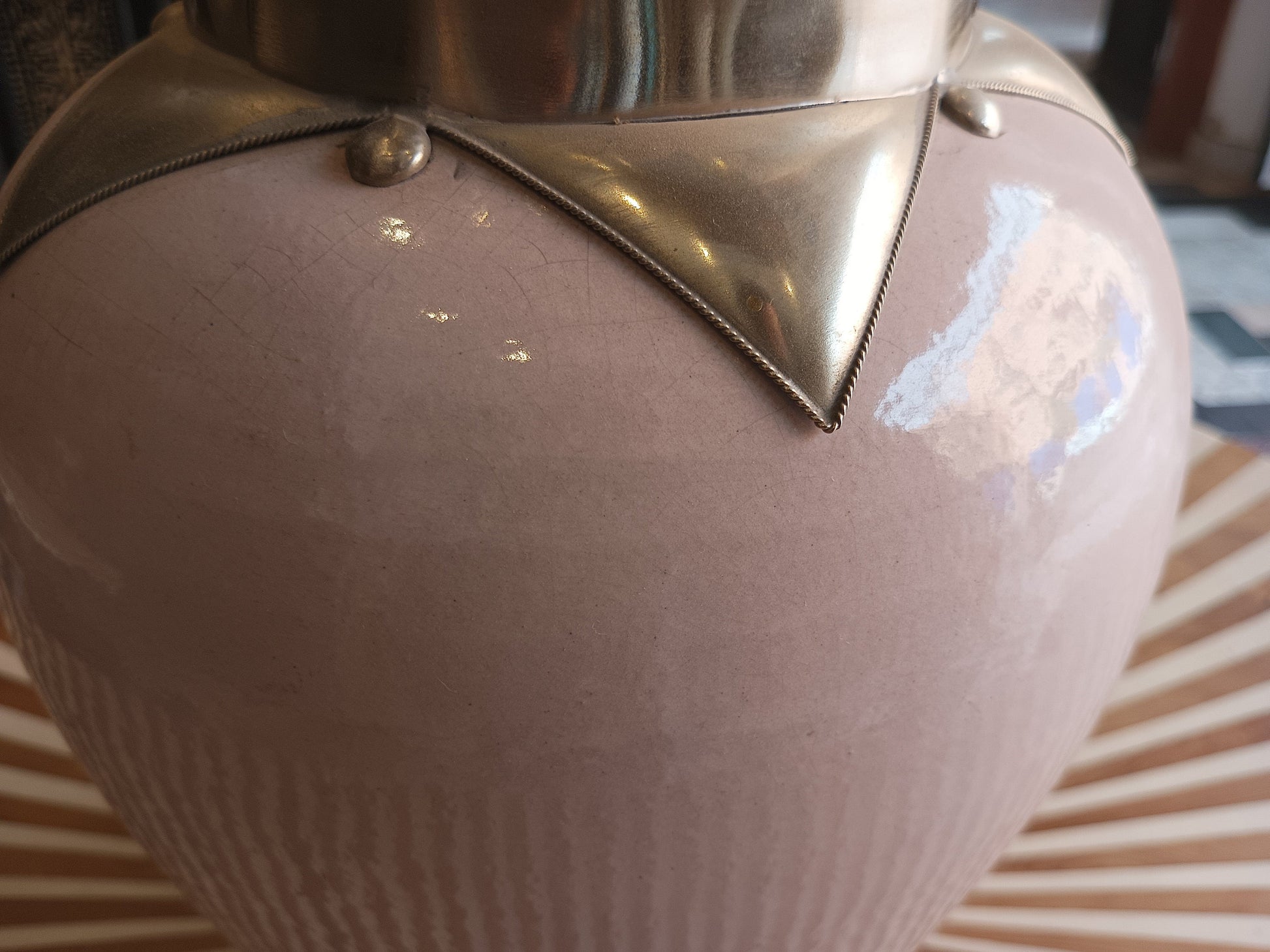 Unique Pink Ceramic Vase