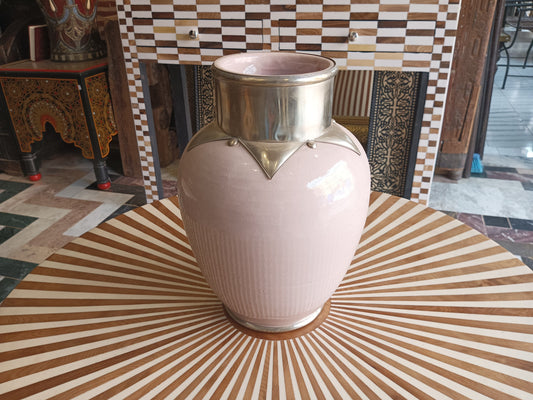 Unique Pink Ceramic Vase