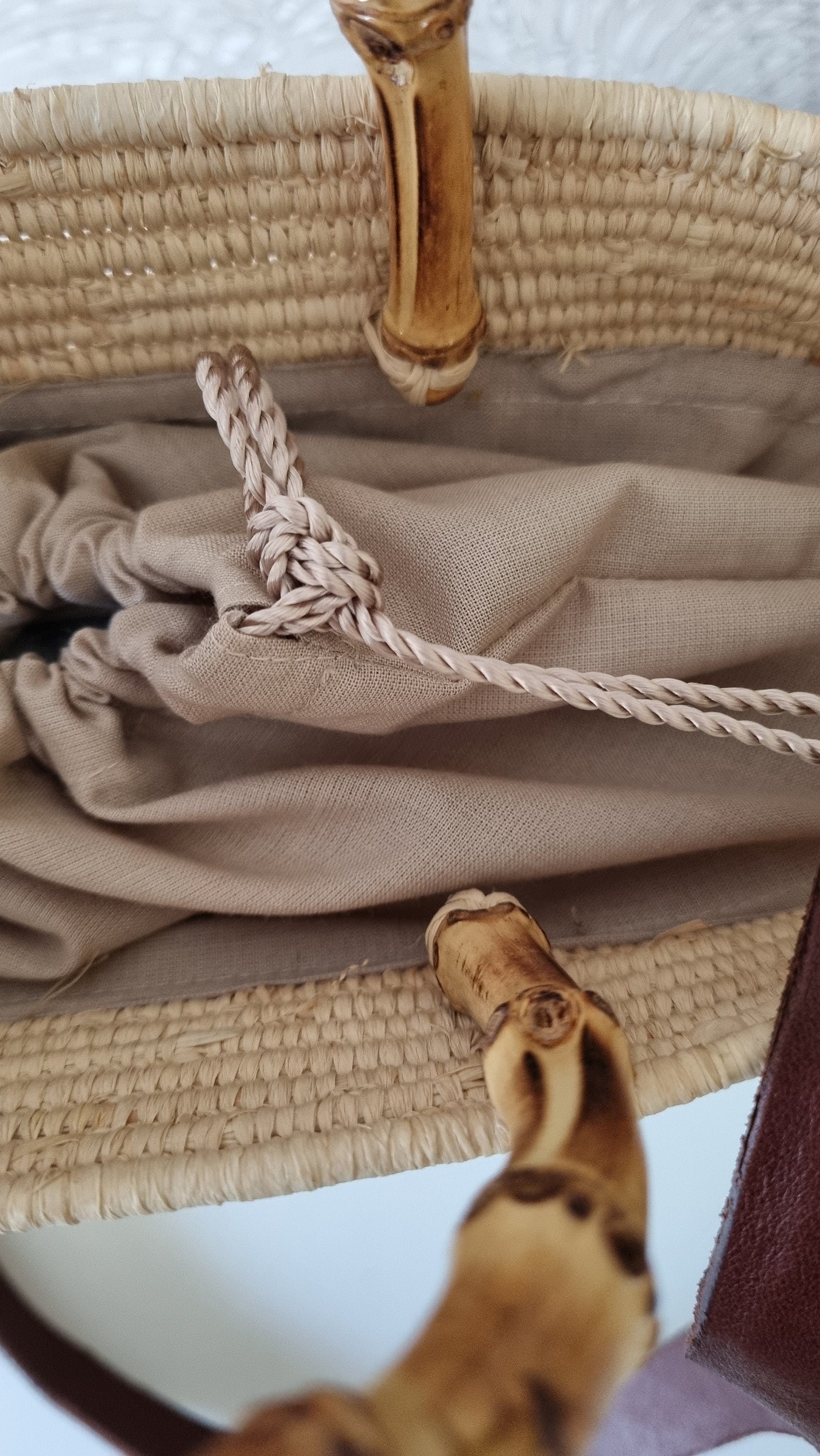 Moroccan Basket, Raffia Bag, Women Raffia Basket