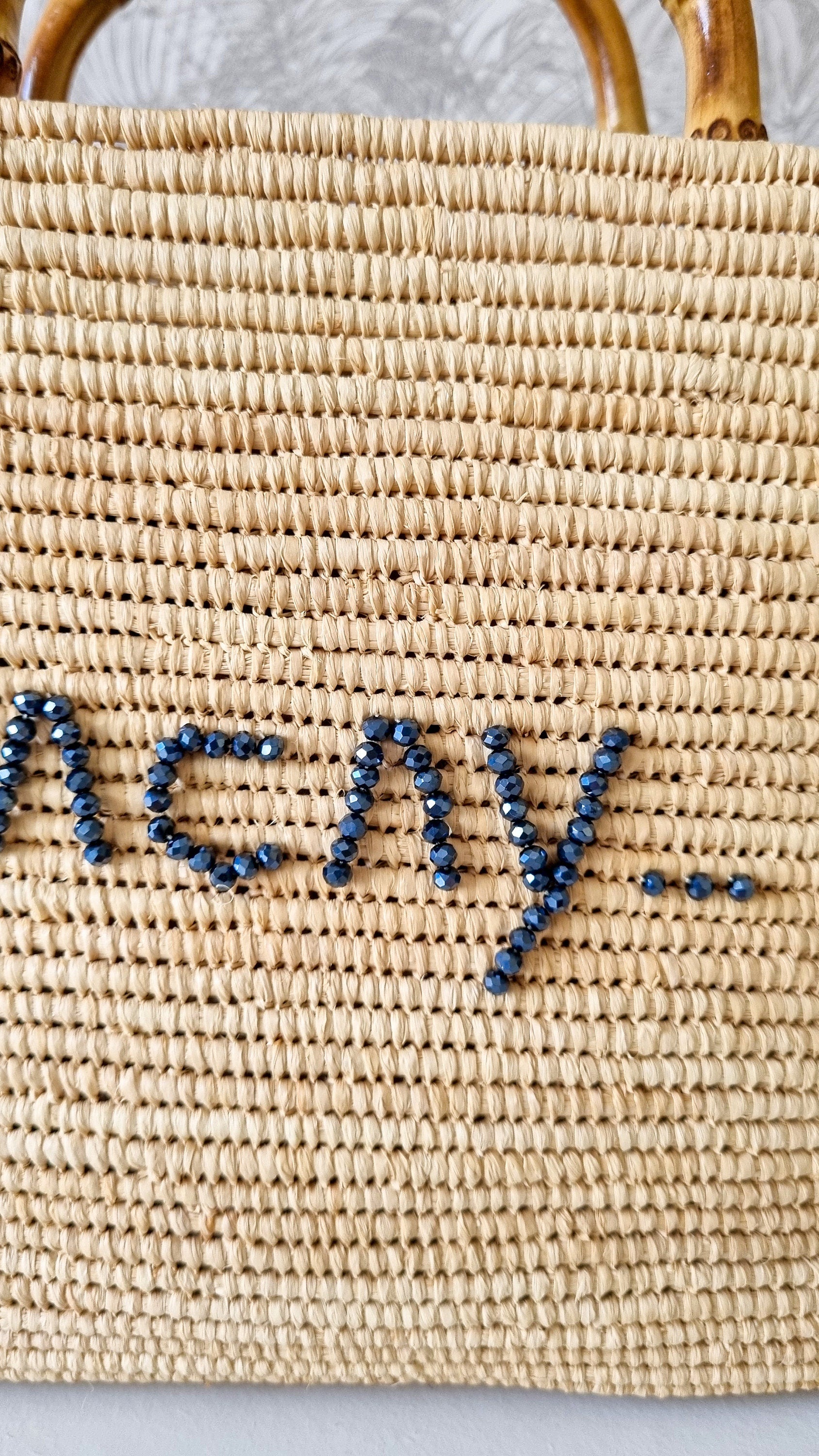 Moroccan Basket, Raffia Bag, Women Raffia Basket