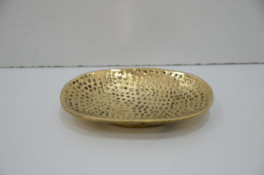 Unlacquered Brass Soap Dish, Handcrafted Soap Holder