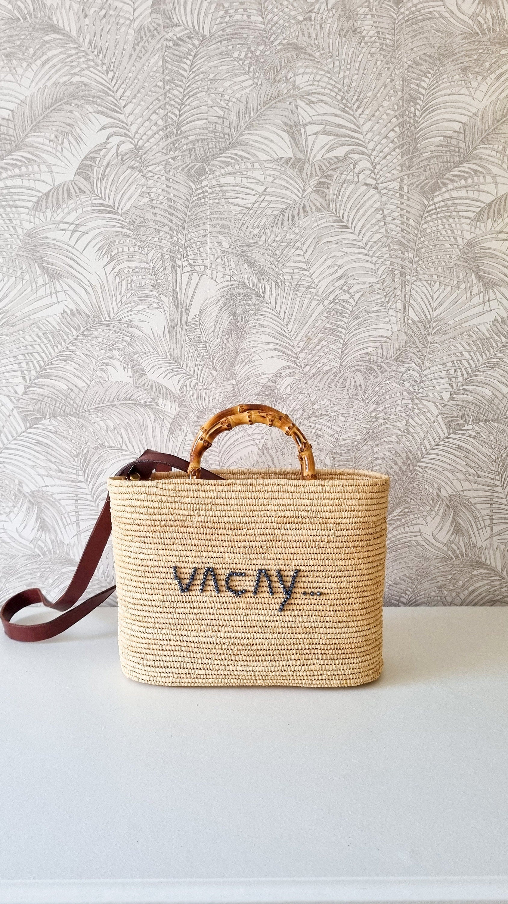 Moroccan Basket, Raffia Bag, Women Raffia Basket