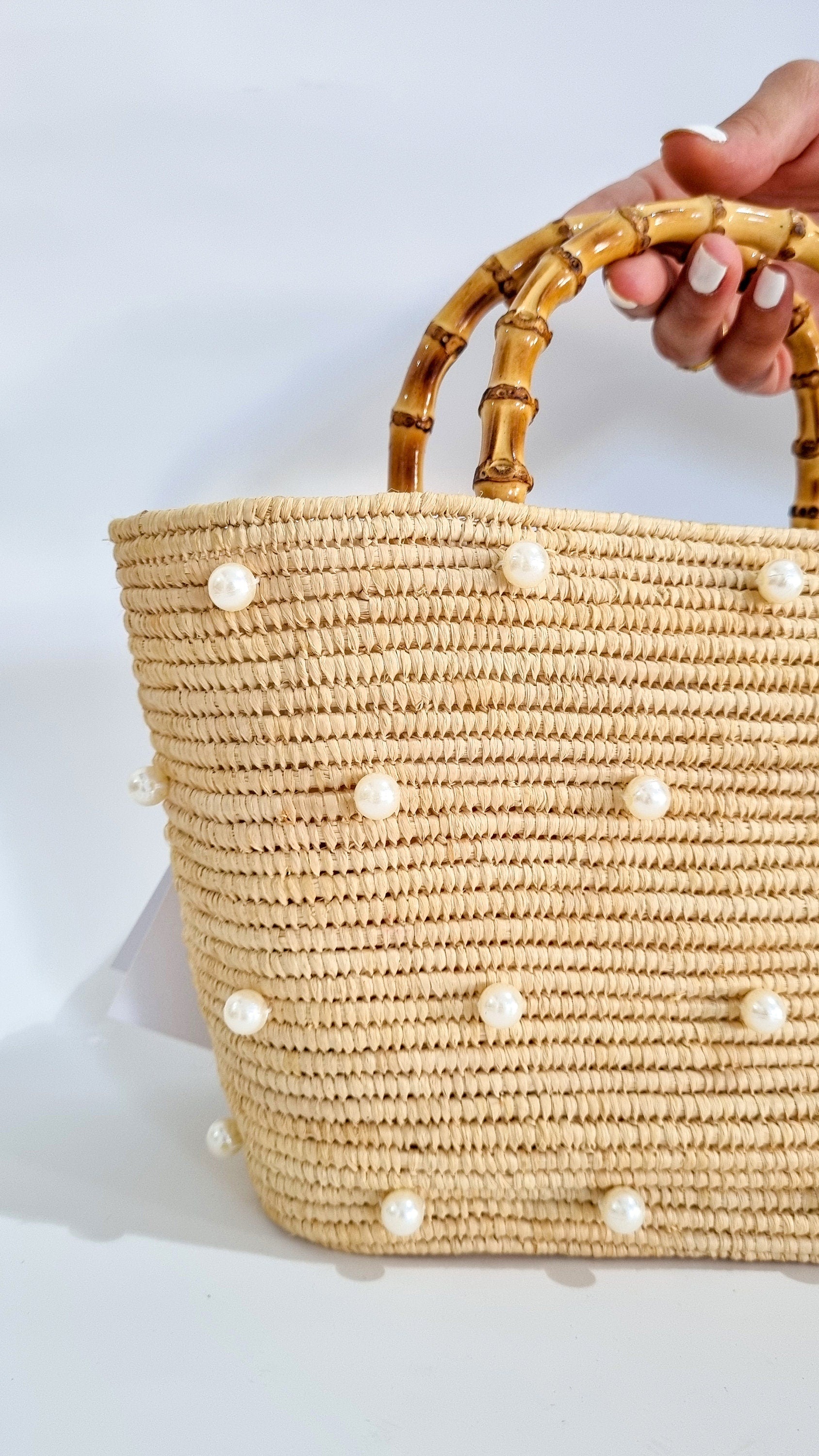 Moroccan Basket, Raffia Bag, Women Raffia Basket, Bridal Basket, Gift Basket for Her