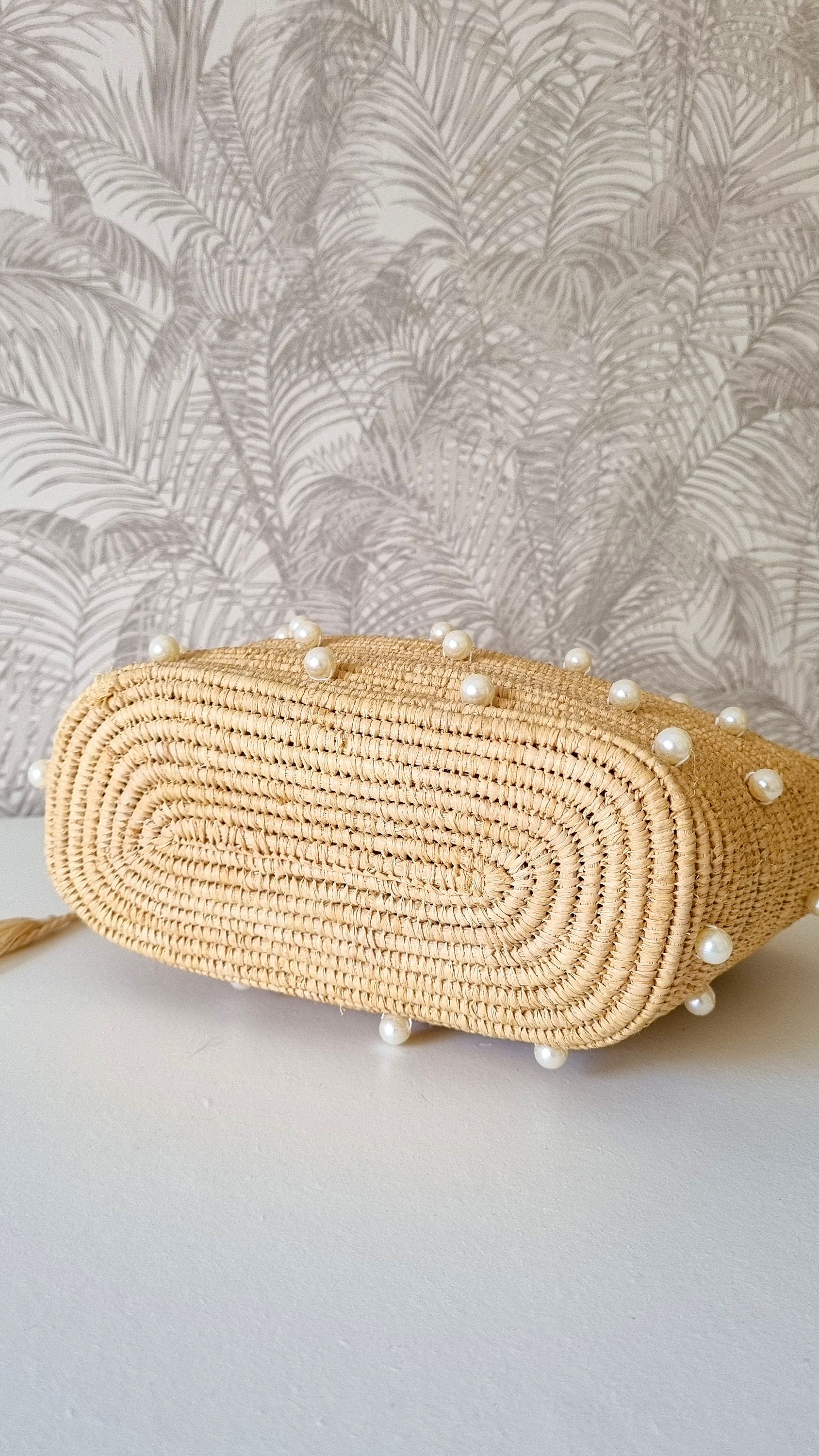 Moroccan Basket, Raffia Bag, Women Raffia Basket, Bridal Basket, Gift Basket for Her