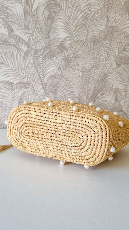 Moroccan Basket, Raffia Bag, Women Raffia Basket, Bridal Basket, Gift Basket for Her