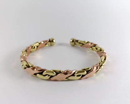 Adjustable Pure Mens Copper Bracelet, Unisex Copper Bangle, Untreated Copper Bracelet, Copper Cuff for Arthritis Relief