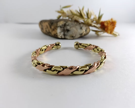Adjustable Pure Mens Copper Bracelet, Unisex Copper Bangle, Untreated Copper Bracelet, Copper Cuff for Arthritis Relief