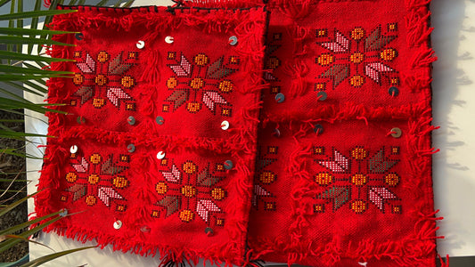 Decorative Cushion. Berber Cushion. Set of 2 Moroccan Handira Pillows, Cushion Cover, Decorative Pillowcase