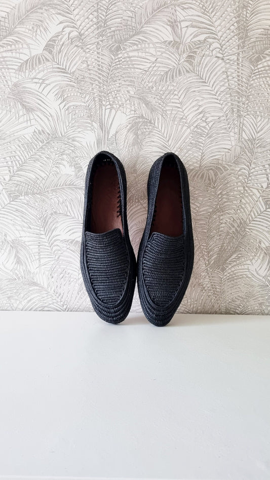Ready to Ship, Raffia Men Shoes Handmade Raffia Loafer for Men Moroccan Men Shoes High End Raffia Classic Shoes