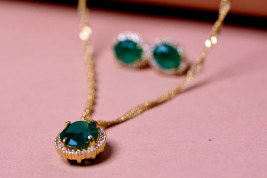 Emerald Green Necklace, May Birthstone Pendant, Gold Filled Emerald Necklace, Tiny Silver Teardrop Emerald Choker Necklace