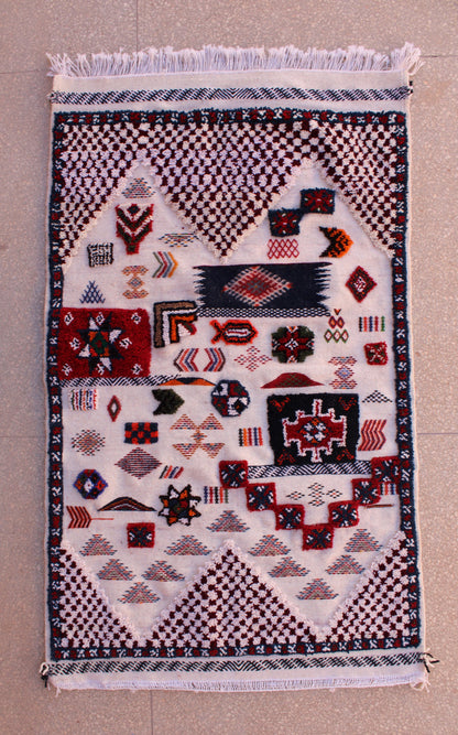 Moroccan Area Rug, Handmade Wool Rug, Custom Size Rug, Flatweave Kilim Rug, Geometric Design Rug, Rugs for Living Room 8X10, Teppich Berber