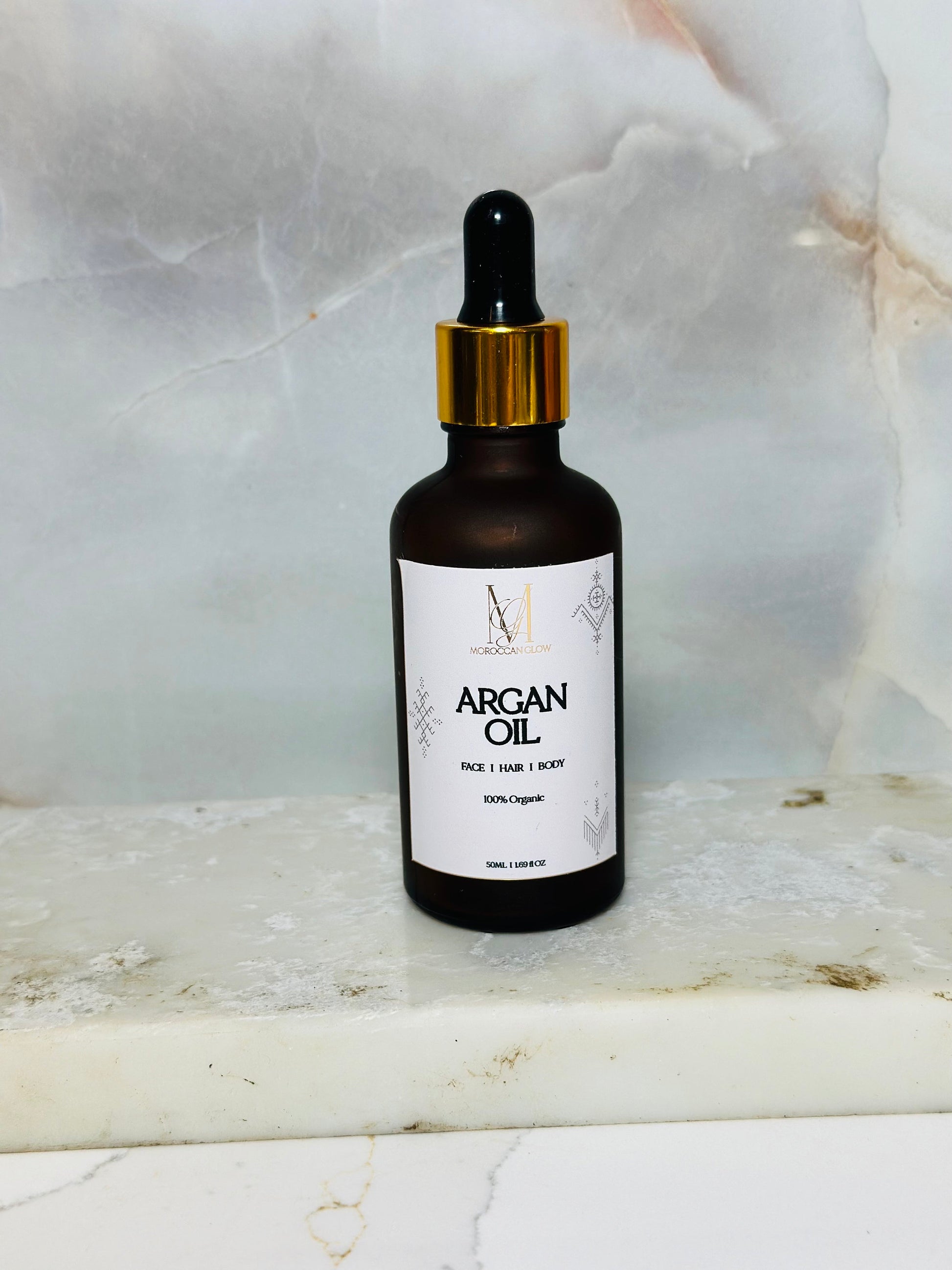 ARGAN OIL MOROCCAN - 100 % Pure Natural Organic Cold Pressed Moisturizer for Skin - Anti-Aging Oil - Hair Care and Skin Care