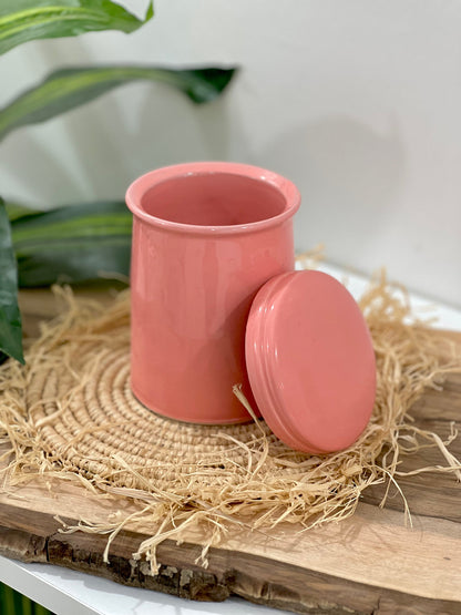 Handmade Tea Coffee Sugar Canister Set of 3, Pottery Canister Set of 3, Kitchen Storage Tins, Tea Caddy, Kitchen Storage Jars, Kitchen Goods