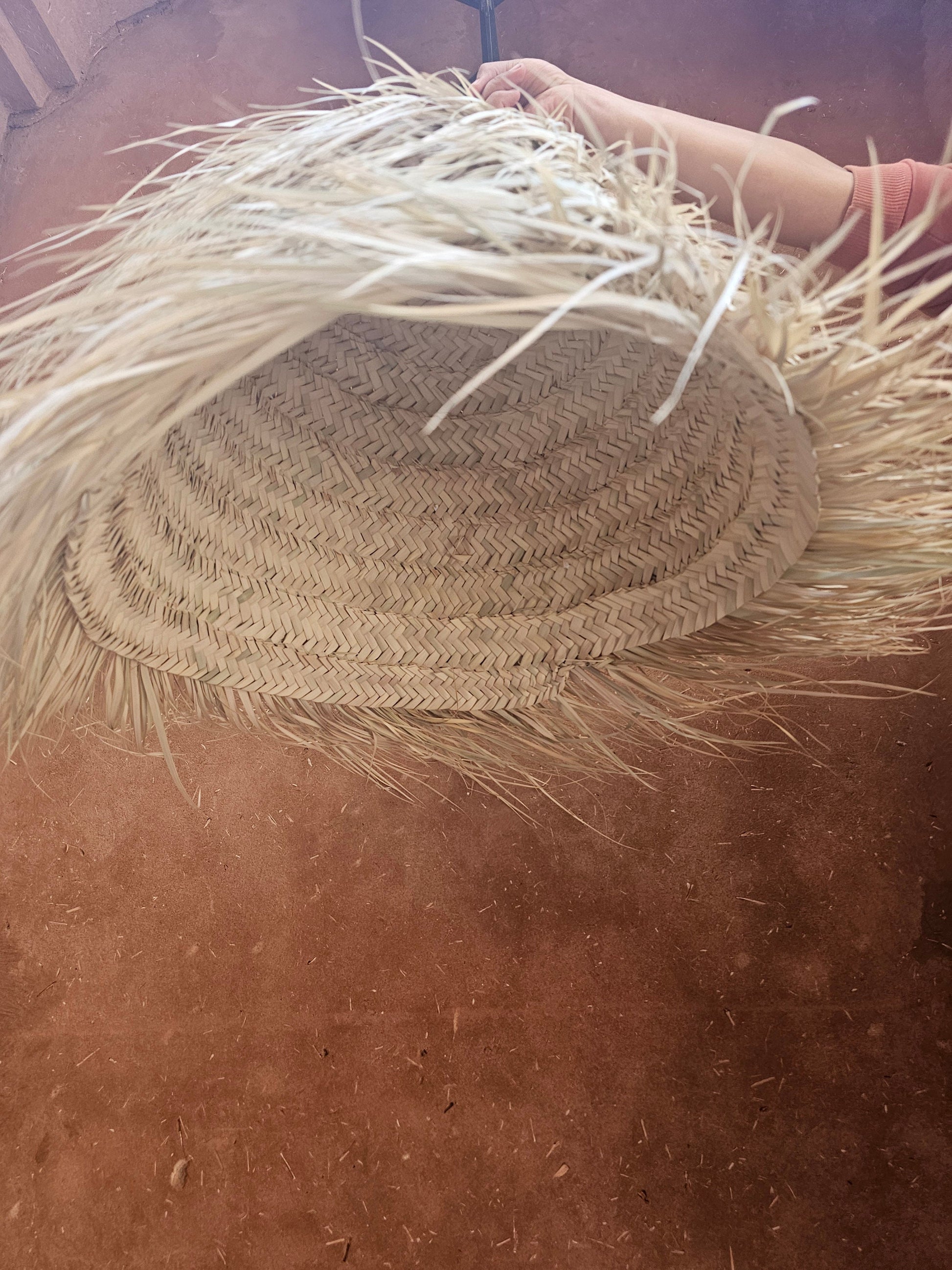 Straw Ball Pendant Light, Straw Lampshade