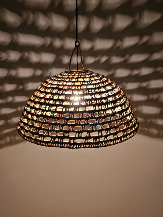 Straw Ball Pendant Light, Straw Lampshade