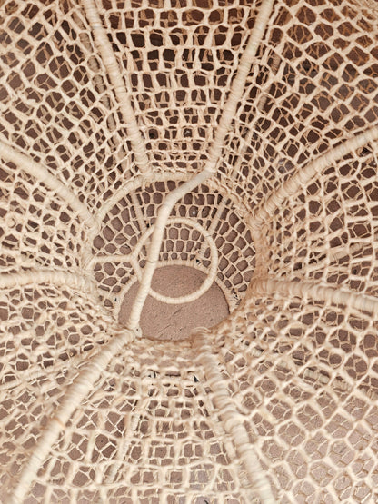 Raffia Pendant Light , Hanging Lamp Shade in Raffia