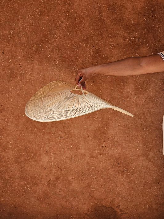 Raffia Pendant Light in Parasol Shape , Hanging Lampshade in Raffia