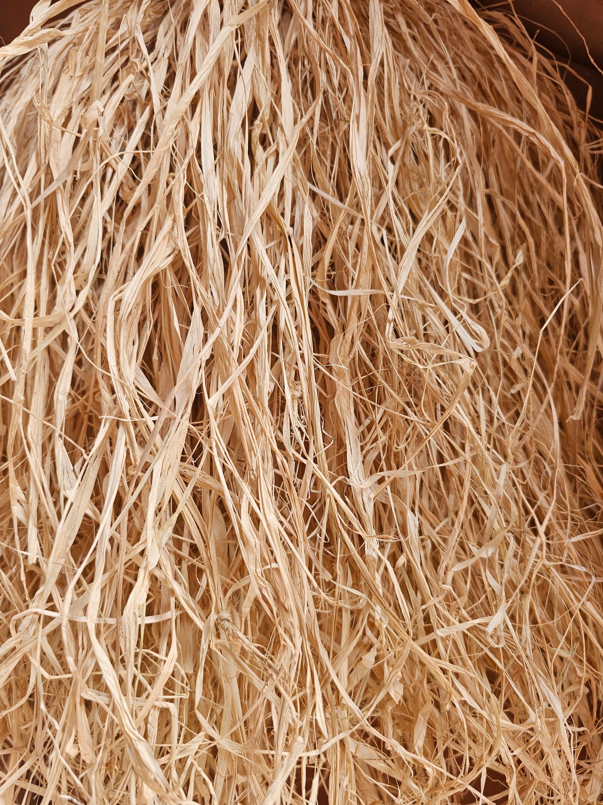 Raffia Pendant Light , Hanging Lamp Shade in Raffia