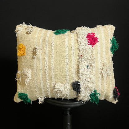 New White Cushions - Cushions, Modern Berber Pillows, Berber Pillows, Ottoman Pillows , Wool Pillows, and Bohemian Decoration.