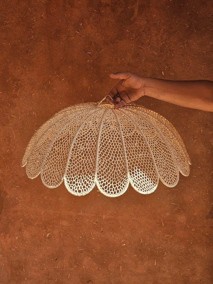 Raffia Pendant Light , Hanging Lamp Shade in Raffia