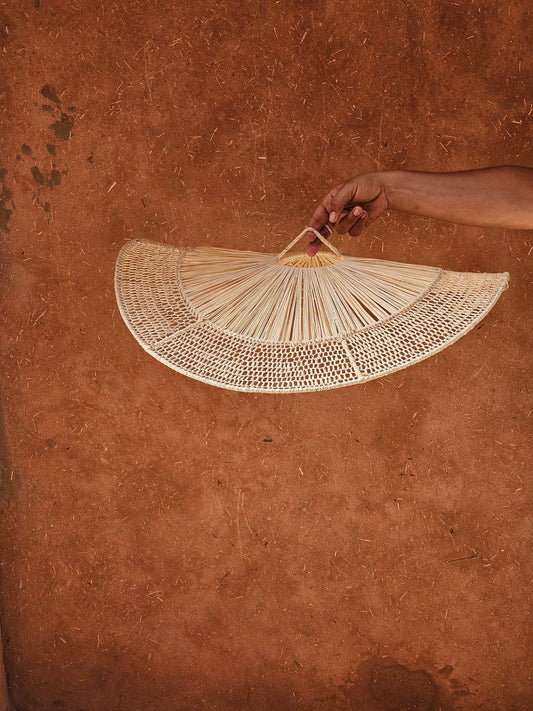 Raffia Pendant Light in Parasol Shape , Hanging Lampshade in Raffia