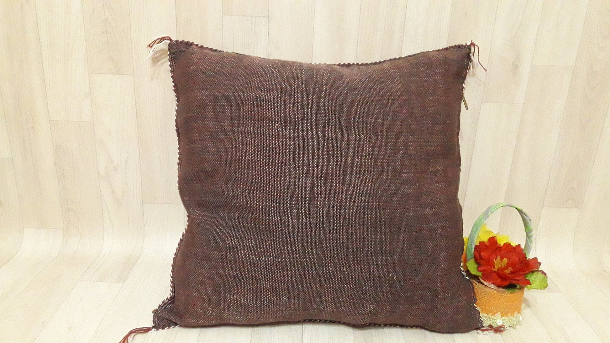 Cactus Silk Pillow Cover, Moroccan Sabra Cushion Cover , Boho Pillow, Sabra Cactus Silk Cushion,Decorative Sabra Silk Pillow