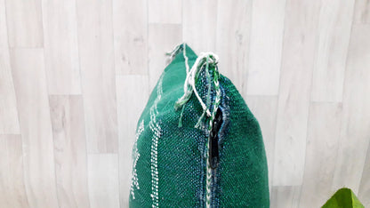 Cactus Silk Pillow, Moroccan Sabra Cushion, Handmade Cactus Silk Pillow, Berber Sabra Cushion, Pillow Throw, Moroccan Lumbar Sabra Cushion